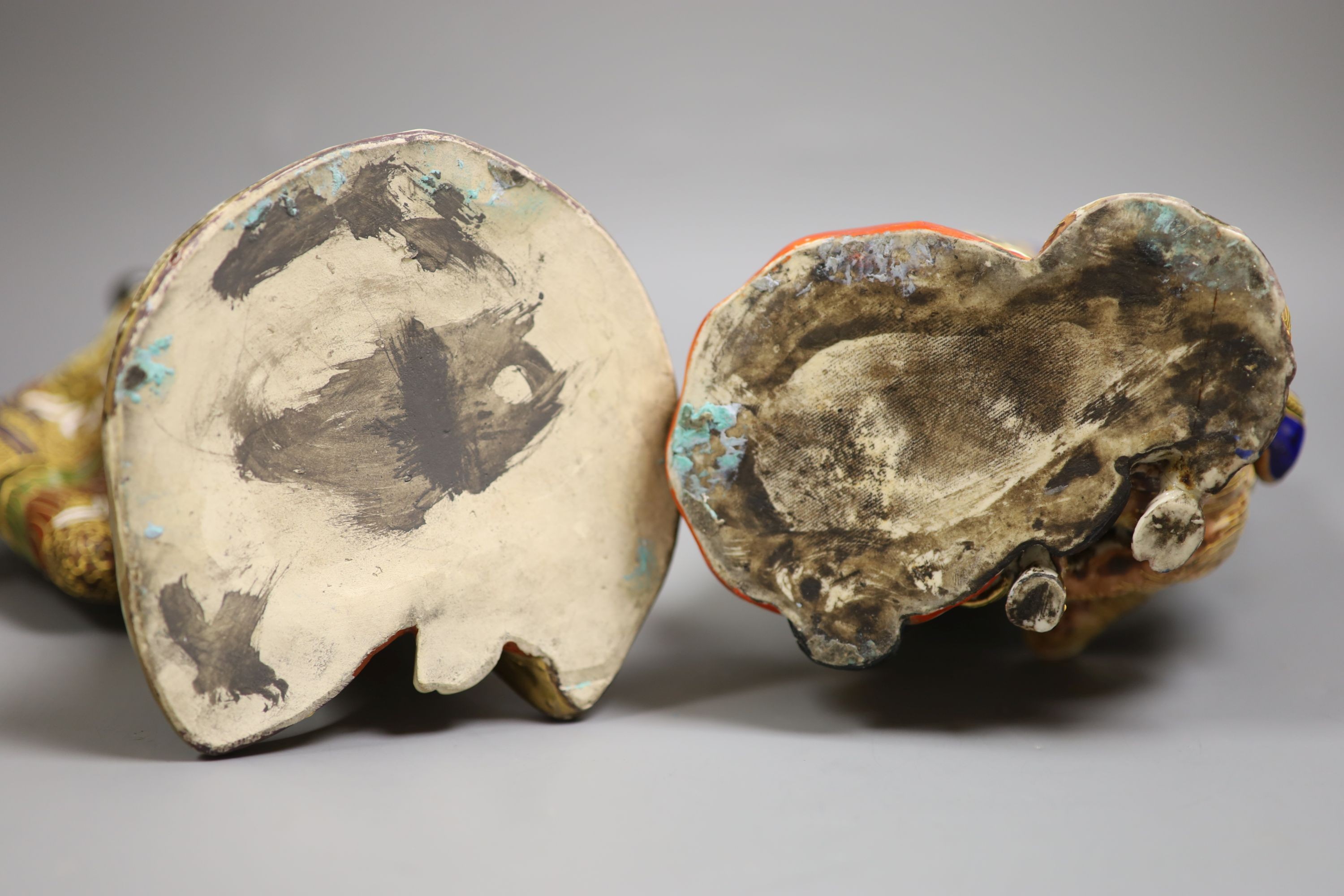 Two Satsuma pottery figures, early 20th century
